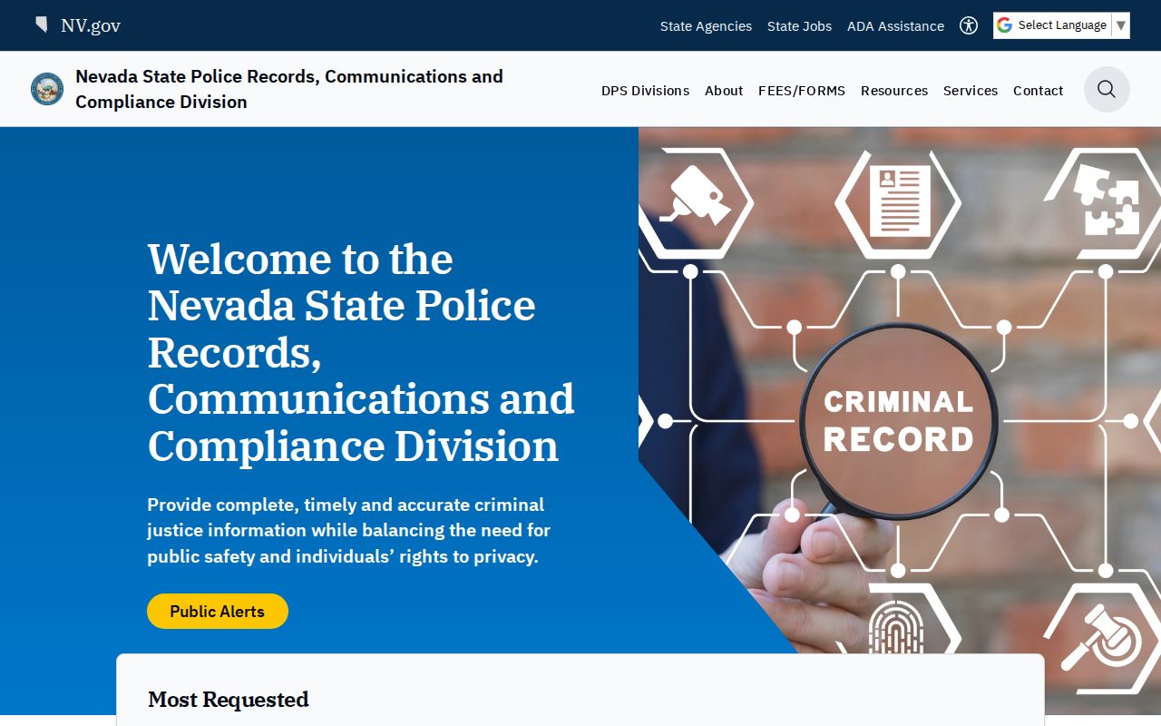 Eureka County sex offender registry RCCD administering agency